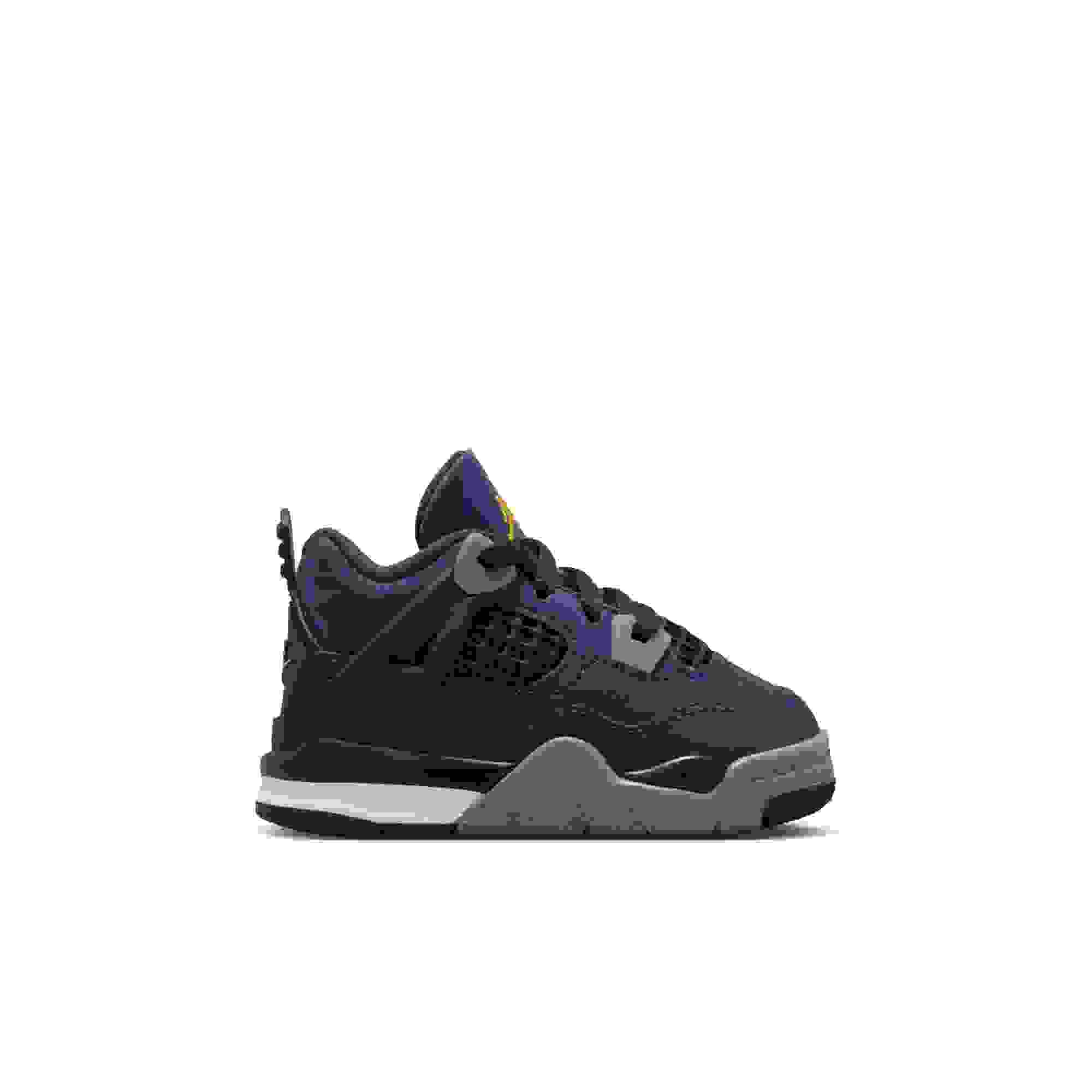 Jordan 4 Retro Toddler Kids' "Imperial Purple" Shoe